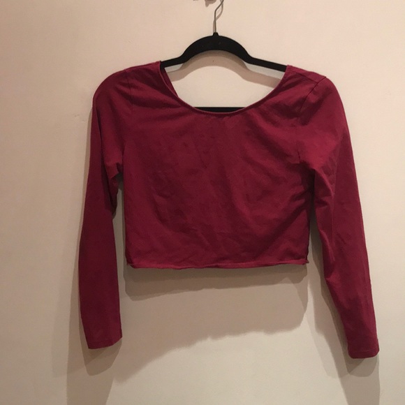 SOLD 🚫🚫🚫 Aritzia Long Sleeve Crop - Picture 2 of 3